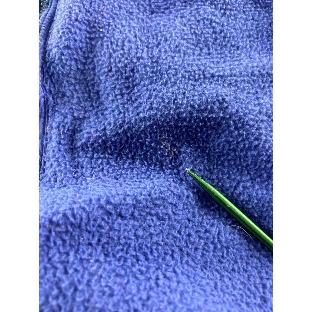 Patagonia Fleece Jacket Youth XL (14) Purple Full Zip Vintage Long Sleeve